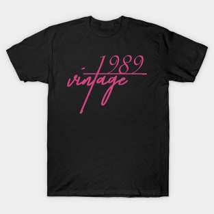 1989 Vintage. 31th Birthday Cool Gift Idea T-Shirt